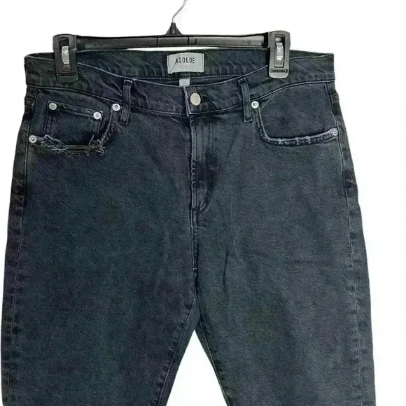 Agolde Toni Mid Rise Straight Jeans Feral Size 28 - Picture 3 of 10